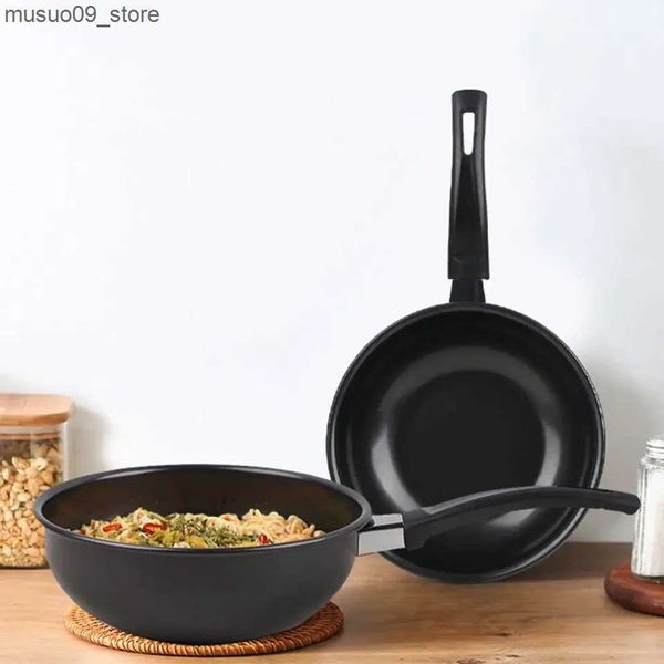 Other Cookware Frying Pan Mini Cooking Omelette Pans Non-stick Iron Pancake Egg Fryer With Long Handle Wok Frying Pan Kitchen Gadgets L24091