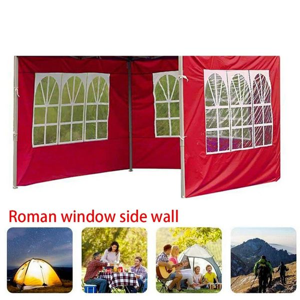 Rainproof Portable Side Wall Canopy Oxford Cloth Garden Waterproof Tent Replacement Cover Without Shelf Gazebo Accessories