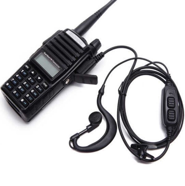 Baofeng walkie talkie dual PTT transmission headphone cable Baofeng BF-UV82 BF-UV8D walkie talkie headphone earphone