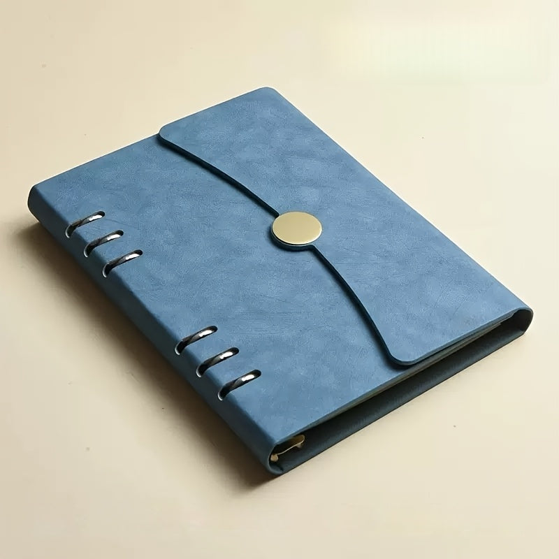 TEMU A5 80g Beige Eye Protection Paper, Removable And Replaceable Paper, Business Notebook, Student Notebook, 100 Sheets 200 Pages, Wire , High-end