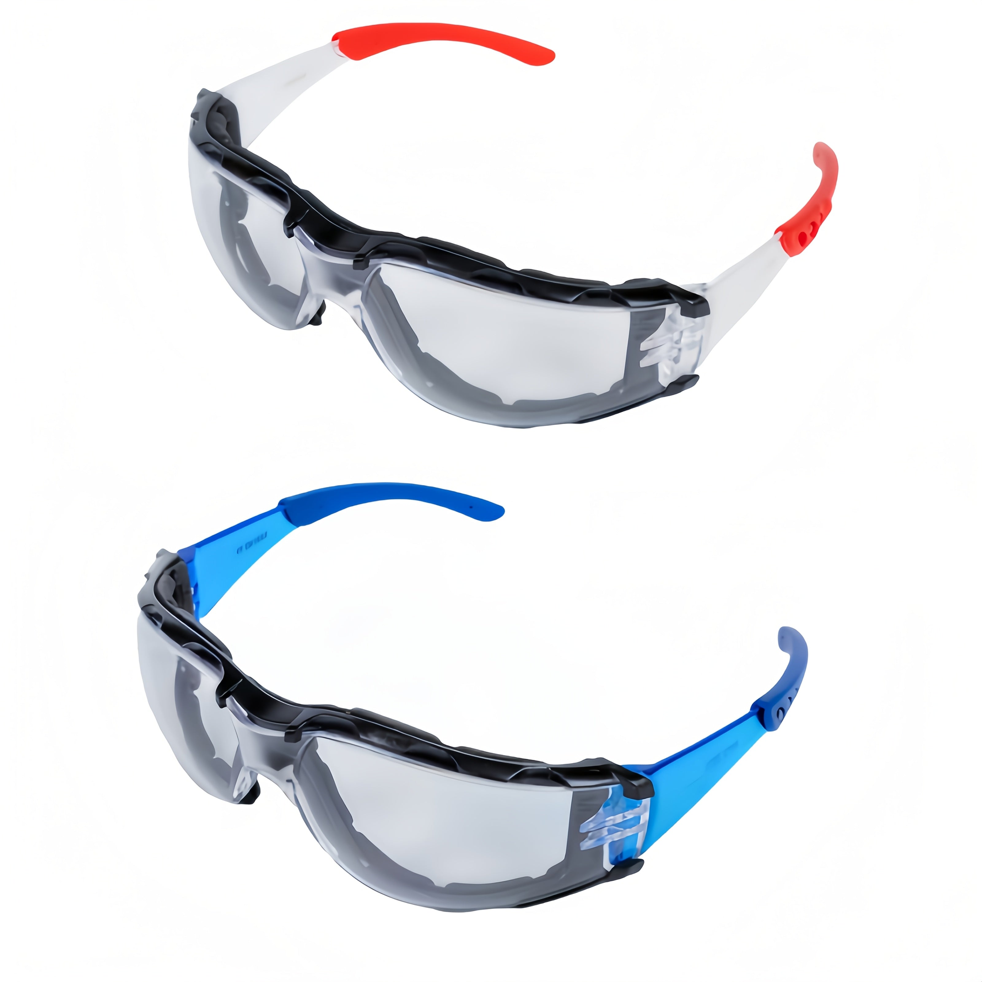 TEMU Sky Protective Eyewear, Two-piece Set Of Upgraded Sponge Fashionable Shape , Waterproof Windproof Dustproof Outdoor Activities Sports Glasses In