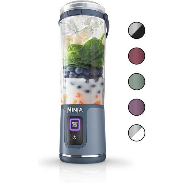 Ninja BC151NV Blast Portable Blender Cordless 18oz Ship and personal mixers for vibration and smoothness leak proof covers and Sip nozzles W