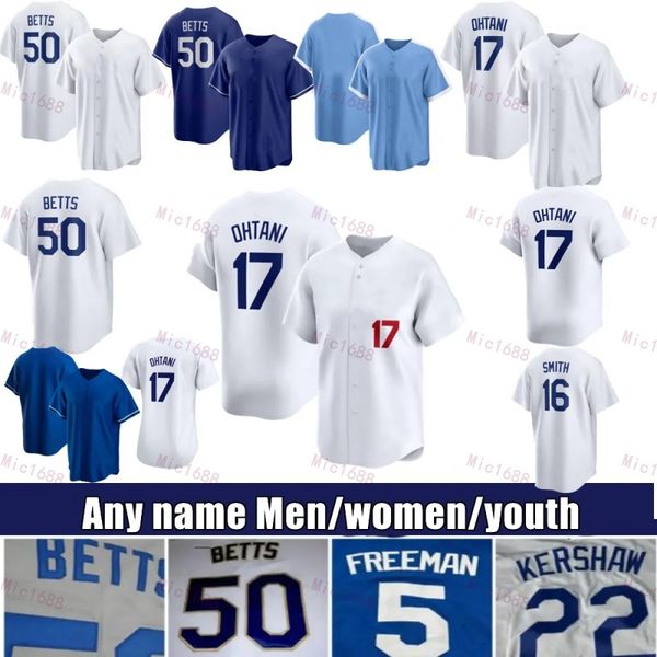 Baseball Jersey Shohei Ohtani Freddie Freeman Mookie Betts Yoshinobu Yamamoto Walker Buehler James Outman Nick Frasso Valenzuela Robinson Mu