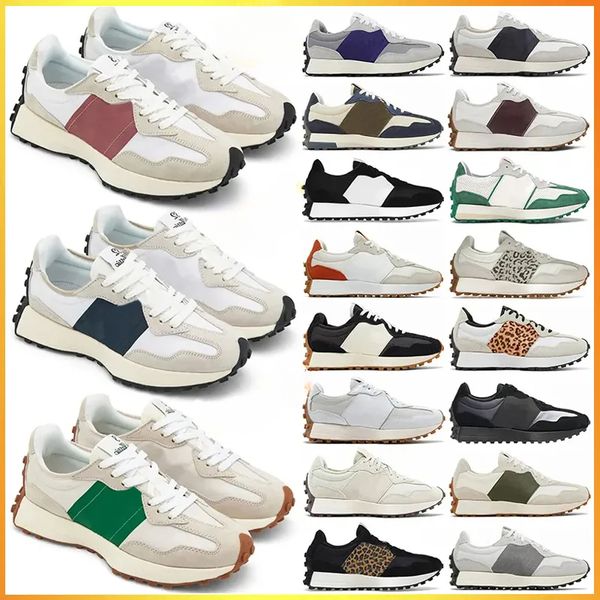 new running shoes mens womens designer sneakers Sea Salt Beige Brown Suede Print Black White Orange Red Grey men women trainers casual shoe