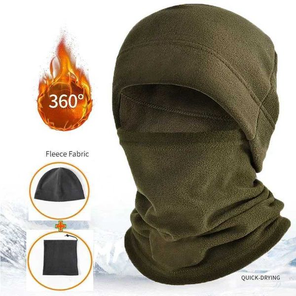 Winter Polar Coral Fece clava Men Face Mask Neck Warmer Beanies Thermal Cover Tactical Military Sports Scarf Ski sXJ241