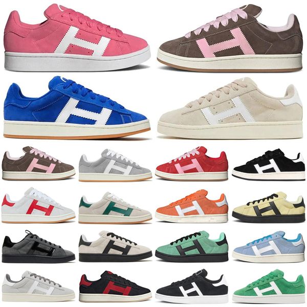 Casual Shoes Suede Shoes Men Women Outdoor shoes 00s Designer Sneakers Bold Pink Glow Pulse Mint Core Black White Solar Super Pop Pink Almos