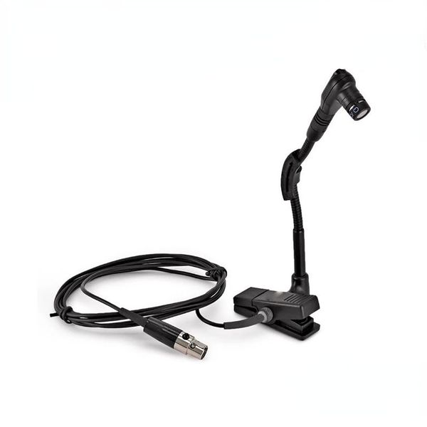 beta98WBHC clip saxophone trumpet flute wired microphone system instrument gooseneck cordless mic SLX1 style transmitter