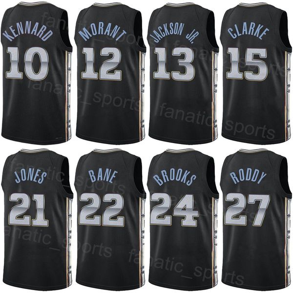 Print Man Woman Youth Basketball Ziaire Williams Jersey 8 Xavier Tillman 2 Jake LaRavia 3 David Roddy 27 Santi Aldama 7 Brandon Clarke 15 Ty
