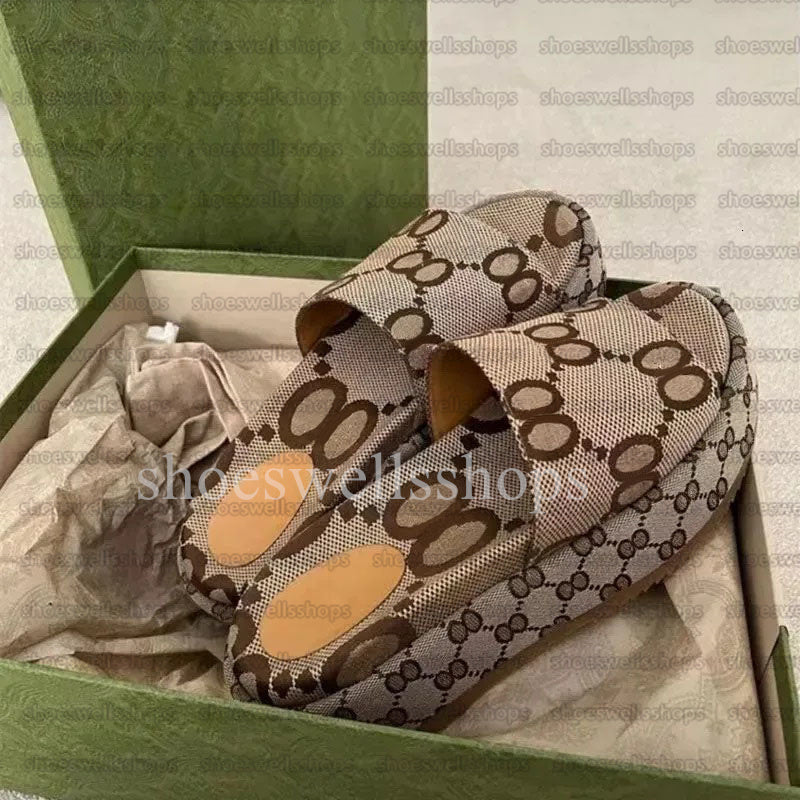 Designer slippers sandals Platform slippers Multicolor Flora Slides Fashionable wear Style giccis Slides Women Slides Shoe Platform Embroidered sand