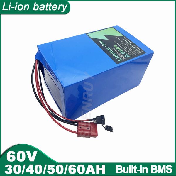 60V 30AH 40AH 50AH 60AH Li-ion 3000W Lithium Phosphate Ion Battery Vehicle Trolling Motor E-Bike Motorcycle Electric Scooter