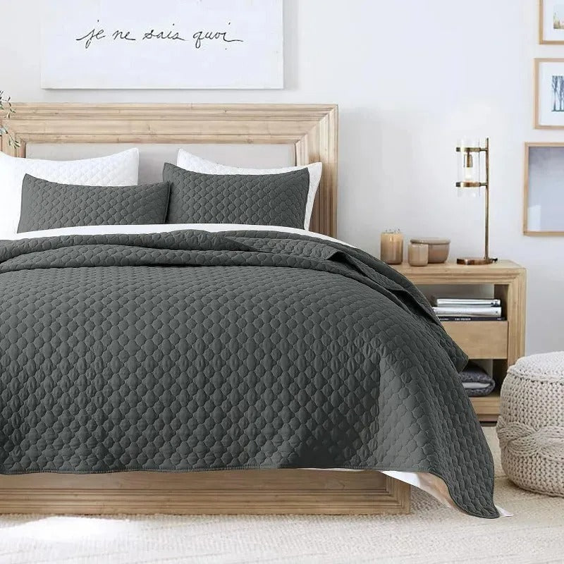 Bedding Sets 4Pcs Vintage French Printing Lace Ruffles Princess Set Milk Velvet Warm Quilt Cover Bed Skirt Bedspread Pillowcases 26ASA