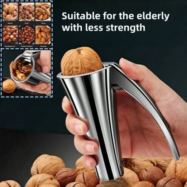 Special Tool for Cracking Nuts Nutcracker Hazelnut Shell Opener Nut Cracker Tool Home Peeled Walnuts Multifunctional Pliers Bar 241223