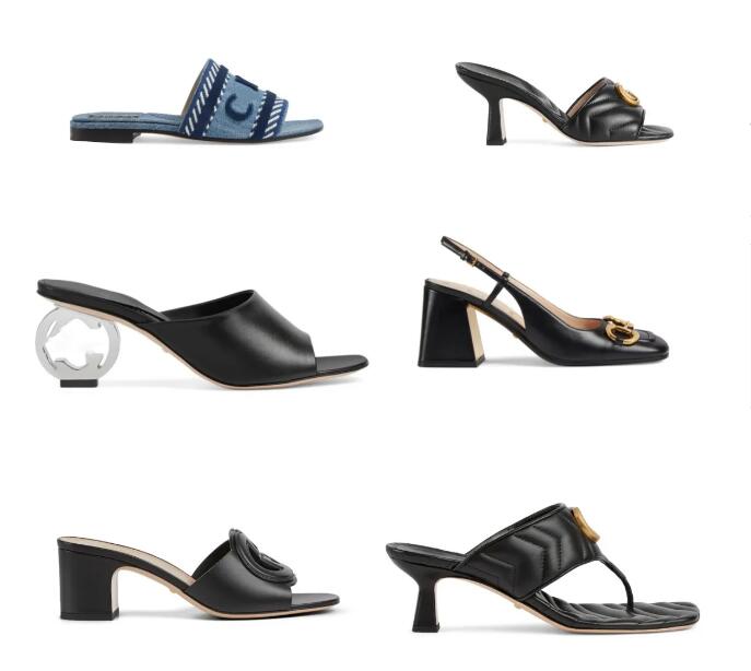 2024 10A Designer Women&#039;s Sandals Flat Shoes High HeelsGG Light Brown White Black Pink Lace Letter Canvas Slippers Women&#039;s Summer Outdoor