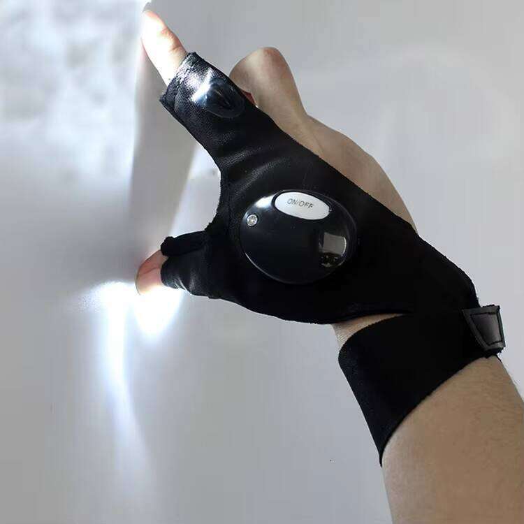 LED Rechargeable Flashlight Outdoor Fishing Tool Gloves Light Finger Unique Cool Gadgets Gift