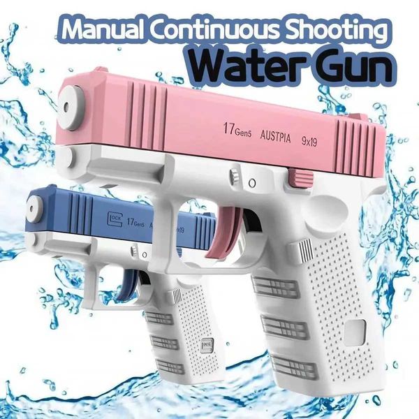 Sand Play Water Fun Guns Pistol Toy Squirt Blaster for Summer Shooting Games Outdoor Toys Kids Adult H250116