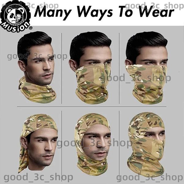 Designer Ski Mask Musion Black Breathable Balaclava Letter Print Motorcycle Face Mask Headwear For Tactical Training Of Cycling Outdoor Spor