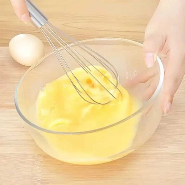1 piece Whisk stainless steel egg mixer blender mixer for mixing Whisking Beating and Stirring baking tools kitchen utensils W241102