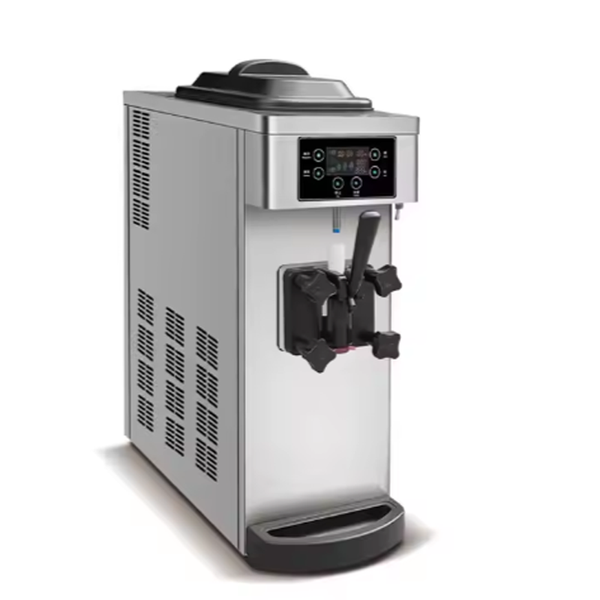 Single flavor ice cream machine stainless steel desktop small fully automatic household and commercial use