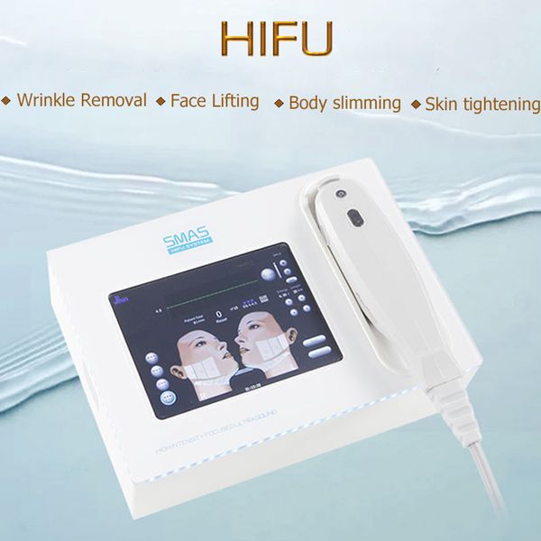 HIFU body contour ultrasound machine for face portable ultrasonic skin rejuvenation liposuction weight loss machines 5 cartridges
