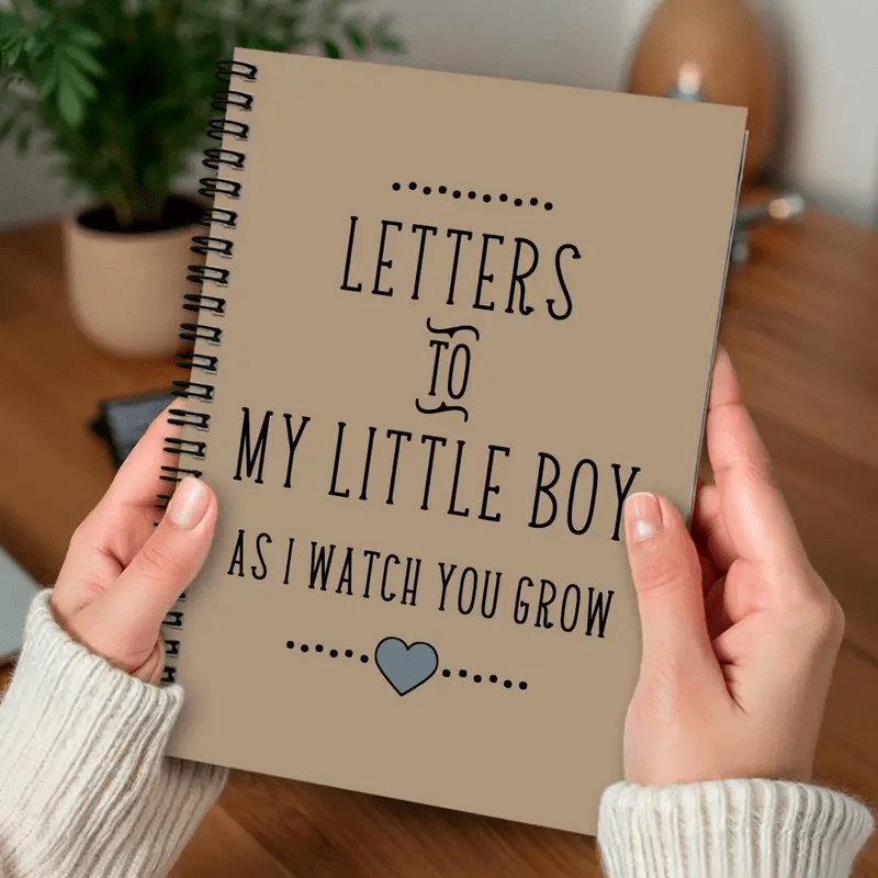 TEMU Spiral Notebook For Shower Gift - "letters To " Journal For , Planning, Journaling & Memory Keeping, Mixed Colors, Shower Decorations