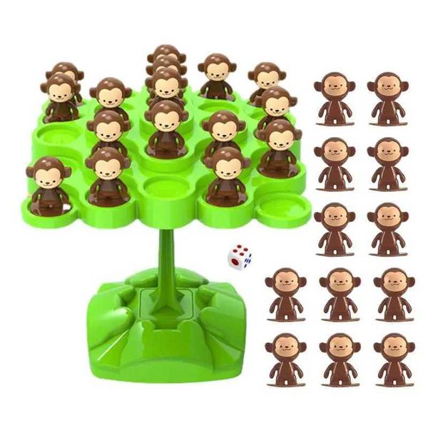 Balancing Monkey Toy Tree Monkey Board Game Montessori Interactive Math Toys Creative Kids Puzzle Thinking Training Game Toy Y240801