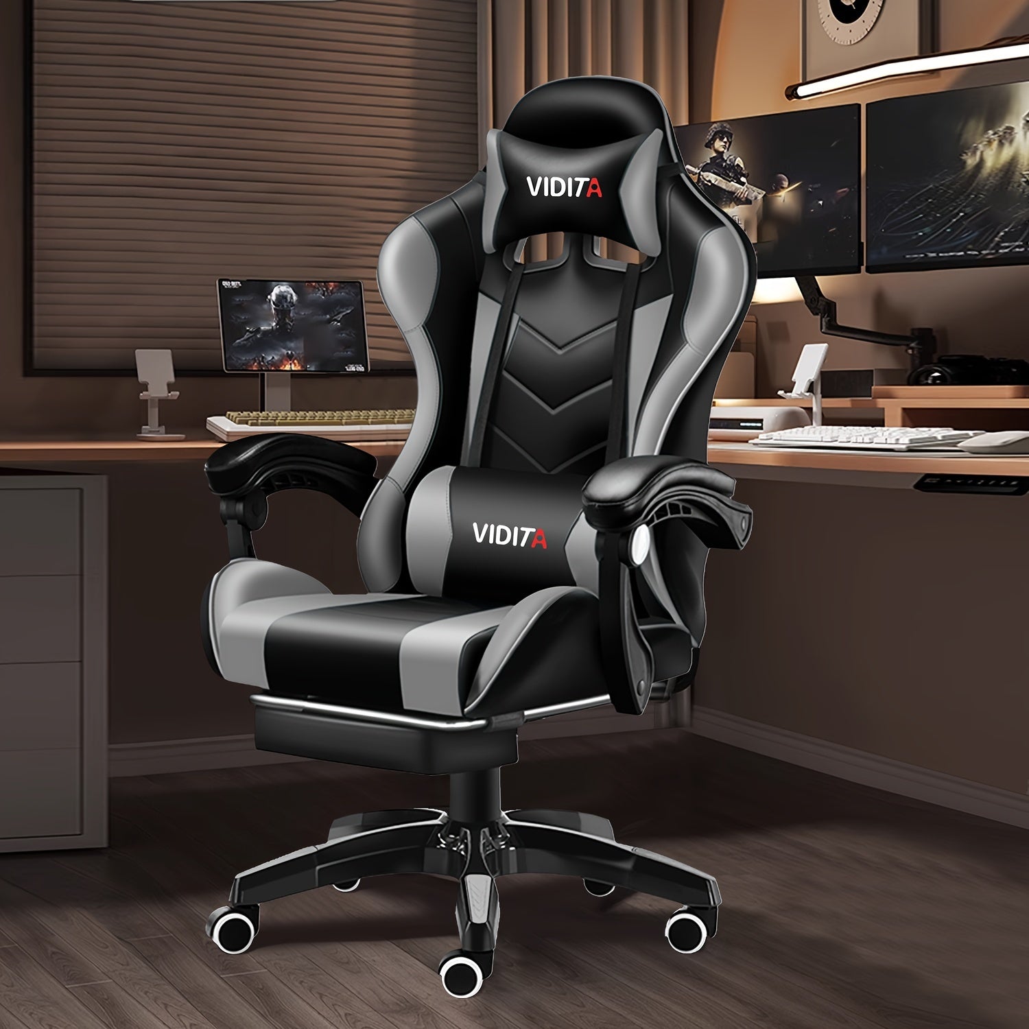 TEMU Gaming Chair, Gamer Chair For Adults Ergonomic Computer Chair For Teens, Pc Office Chair With Lumbar Support