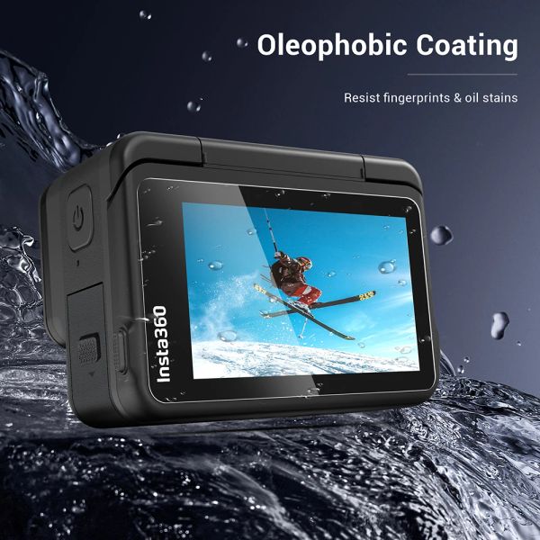 Tempered Glass Film for Insta360 Ace Lens Screen Protector for Insta360 Ace Pro Anti-Scratch Tempered Glass Accessories