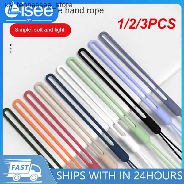 Cell Phone Straps Charms 1-2-3PCS Wrist Stra Hand Lanyard Silicone Charms for Mobile Phone Camera Keys Cord Chain Cute Lanyard Keychain Keyc