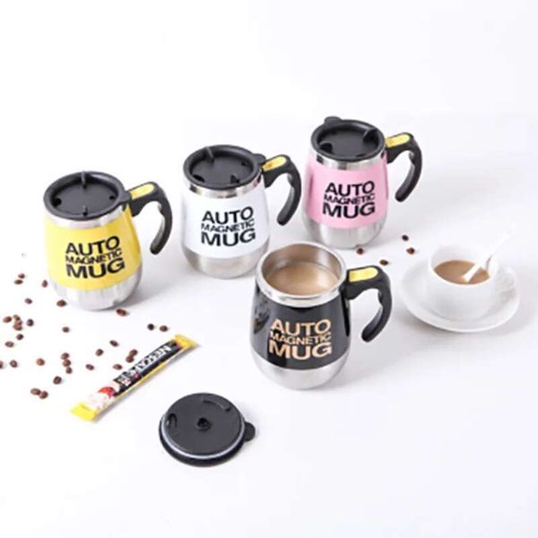 New Automatic Self Stirring Magnetic Mug Creative 304 Stainless Steel Coffee Milk Mi Blender Smart Mixer Thermal Cup