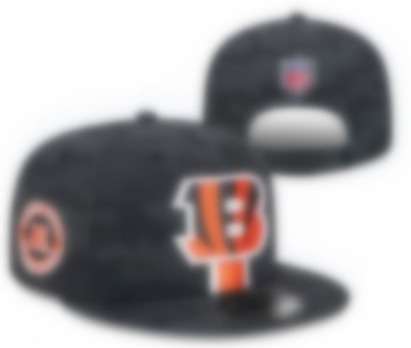 2025 Moda Basketball Snapback Bengala Baseball Snapbacks All Team Football Snap Back Hats Womens Mens Caps Flat Strapback Hip Hop Cap Sports