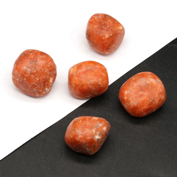 1pcs Natural Stone Irregular Shape Orange Moonlight Crystal Home Ornaments Aquarium Potted Stone Jewelry Gem Specimen Ornaments