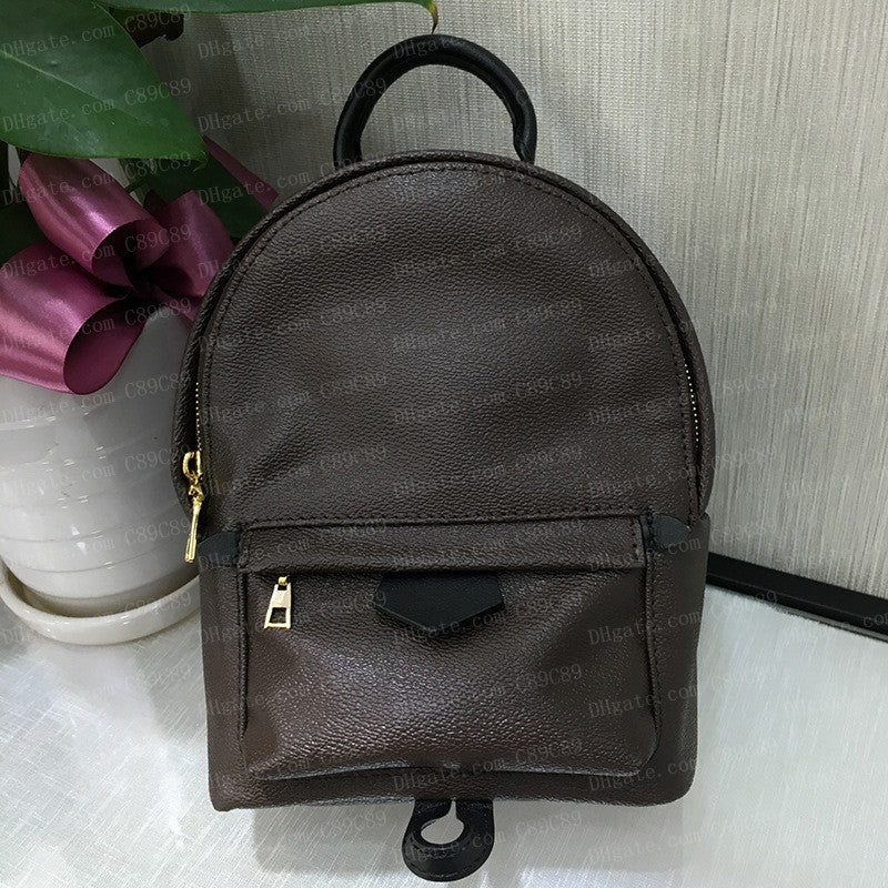 Fashion Leather Backpack Bag Women Mini Backpacks Designers Casual Women Back pack Schoolbag Bags Purse