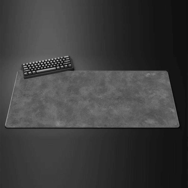 Grey textured large gaming mouse pad computer office gaming desk pad XXL 90x40 rubber anti slip keyboard mouse pad long desk pad O250118