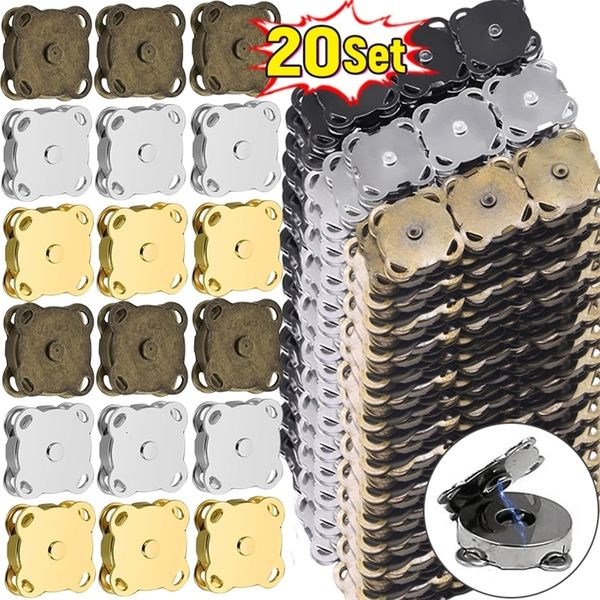 120set Magnetic Snap Fasteners Clasps Buttons Handbag Purse Wallet Craft Bag Parts Mini Adsorption Buckle DIY Wholesale y241017