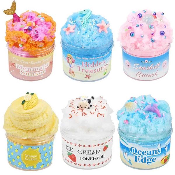 Colorful cloud mud fluffy clay polymer pressure reducing charm mud magic crystal clay plastic products childrens toys CL240905