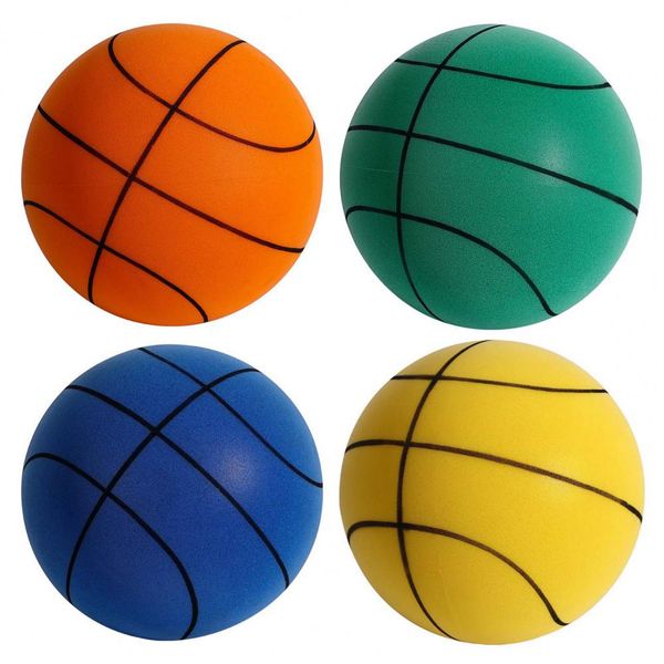 2023 New Bouncing Mute Ball Hot Sale Indoor Silent Skip Ball Playground Bounce Basketball Child Sports Toy Games