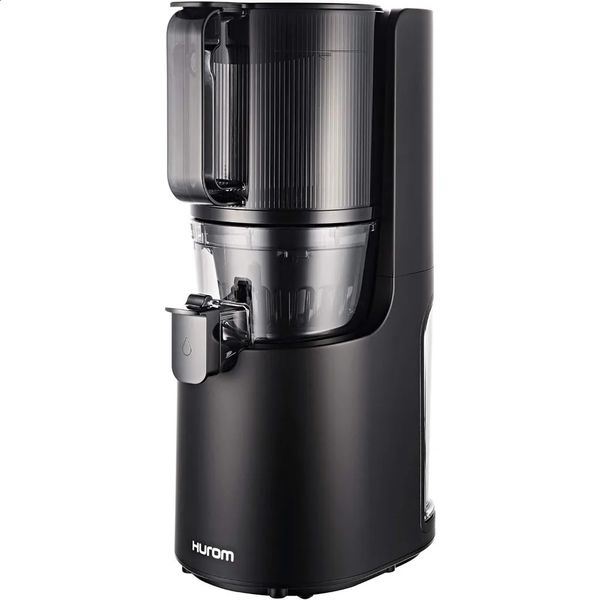 H200 Easy Clean Slow Juicer Matte Black | Hands Free | Hopper Fits Whole Produce Quiet Motor Scrub Free Cleaning 250113