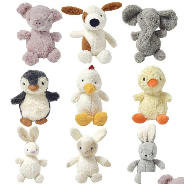 Plush Dolls Jellycats Pig Penguin Doll Internet Celebrity Toy Creative Soothing Gift For Women Drop Delivery Toys Gifts Stuffed Anima Dh7Bx