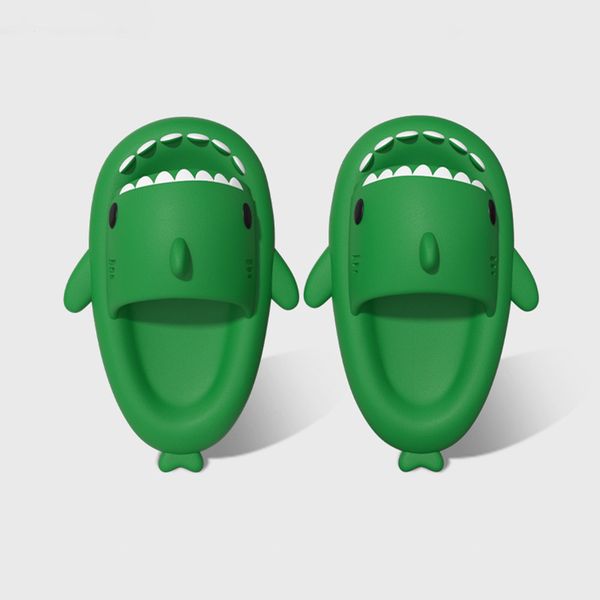 2024 Shampoo feeling shark slippers for mens EVA light soled couple sandals funny cartoon indoor beach slippers