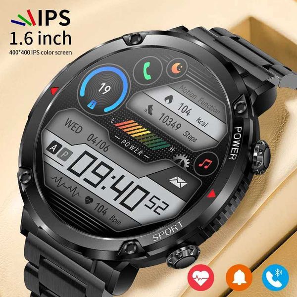 LIGE New Smart Watch Men 1.6 Inch Full Touch Bracelet Fitness Tracker Sports Watches Bluetooth Call Smart Clock Men Smartwatch M240824