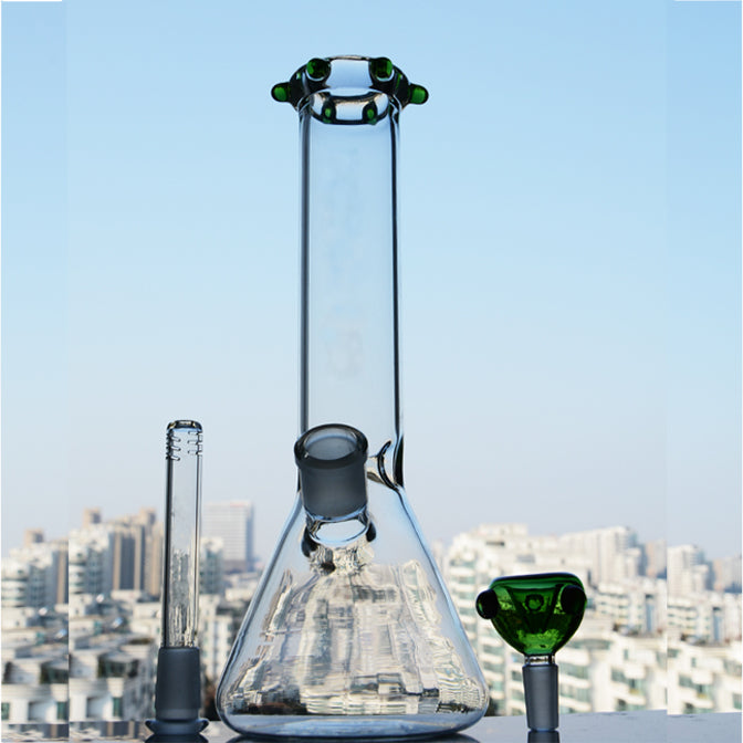Glass Bubbler Beaker Base Dab Rigs Water bongs Smoke Glass Pipe Oil Bong Thick Glass Bong Hookahs With 14mm Bowl