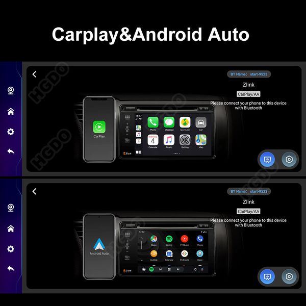 F700 HGDO Carplay DVR 4G Android 10 Auto Dash Cam ADAS WiFi FGPS Bluetooth APP Monitor Dual Lens Camera Rearview Mirror Recorder era