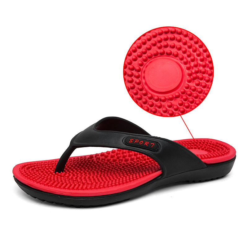 Men&#039;s Massage Flip Flops Outdoor Indoor Slippers Comfortable Slides Men Beach Sandals Non-slip Bathroom Home Men&#039;s Flip Flops