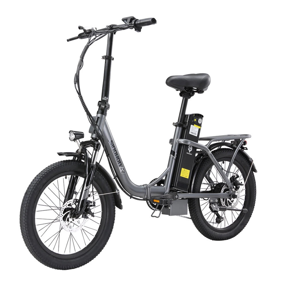 [EU DIRECT] SINOHON C20 Torque Sensor Electric Bike 18Ah 36V 250W Motor Recommended Top Speed 25KM-H 20 Inches Tire Elec