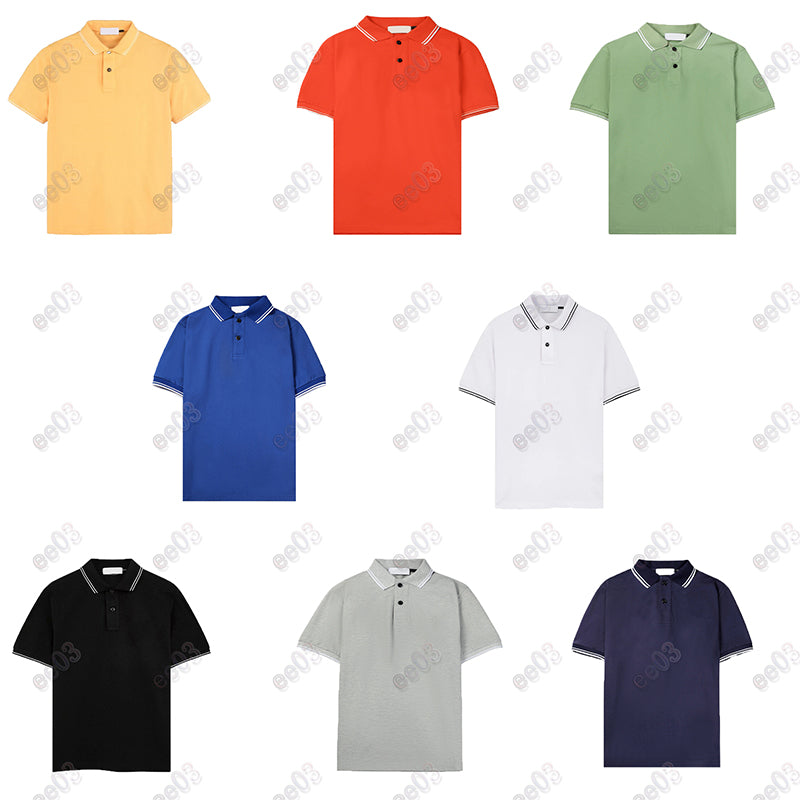 High quality brand designers t shirt 2SC18 islanda polos shirts cotton material stone polos