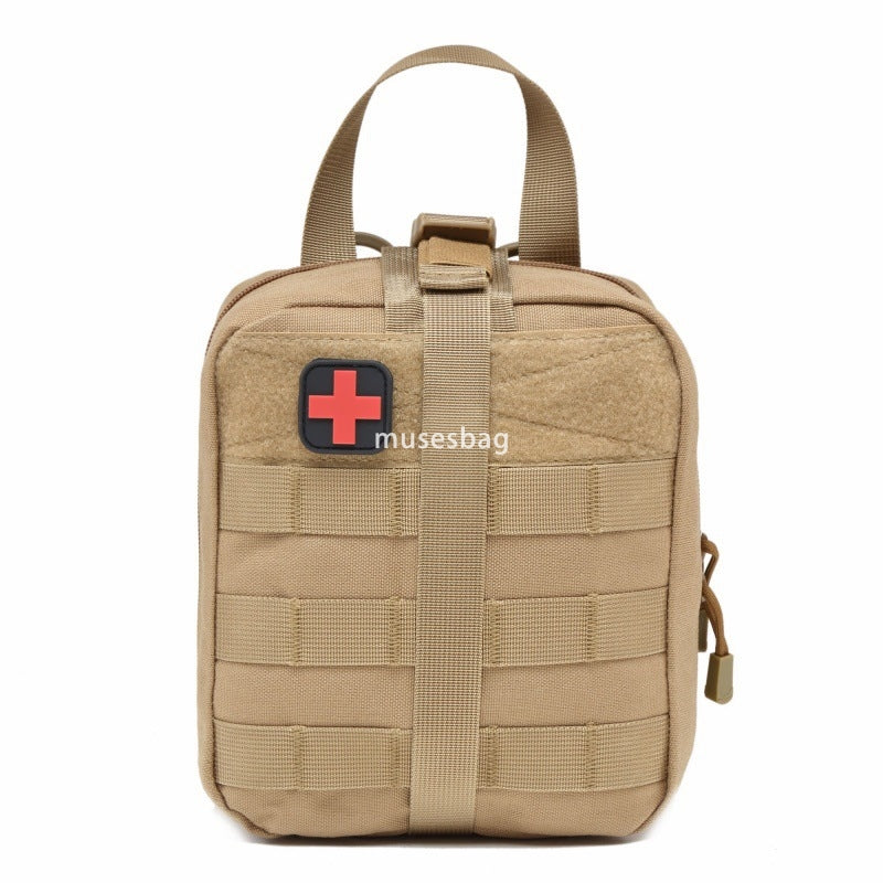 Outdoor explosive tactical medical storage bag Field EMT first aid kit Molle accessories bag Sundry bag