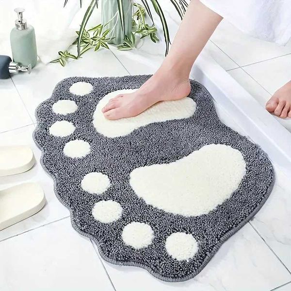 40x60cm anti slip super absorbent floor mat printing bath mat anti slip memory foam bathroom carpet floor mat W240815