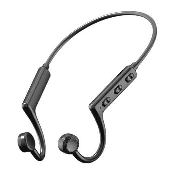 KS19 Bone Conduction Bluetooth Headphone Sports Earphones Waterproof Wireless Headset with Mic Ear-hook TWS Bass HiFi TWS Stereo Y240823