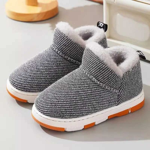 Boys and childrens outerwear slippers new winter anti slip childrens indoor slippers thick P womens clothing M241121