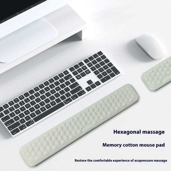 Mouse silicone slow rebound memory cotton guard computer keyboard rest wrist pad